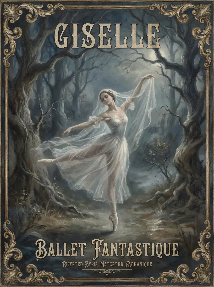 吉赛尔芭蕾舞剧海报 - 尤物