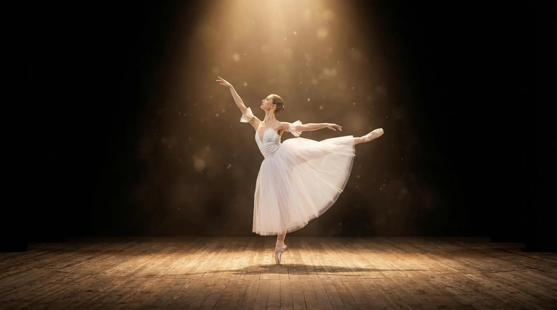 首席芭蕾舞者优雅舞姿 - 尤物